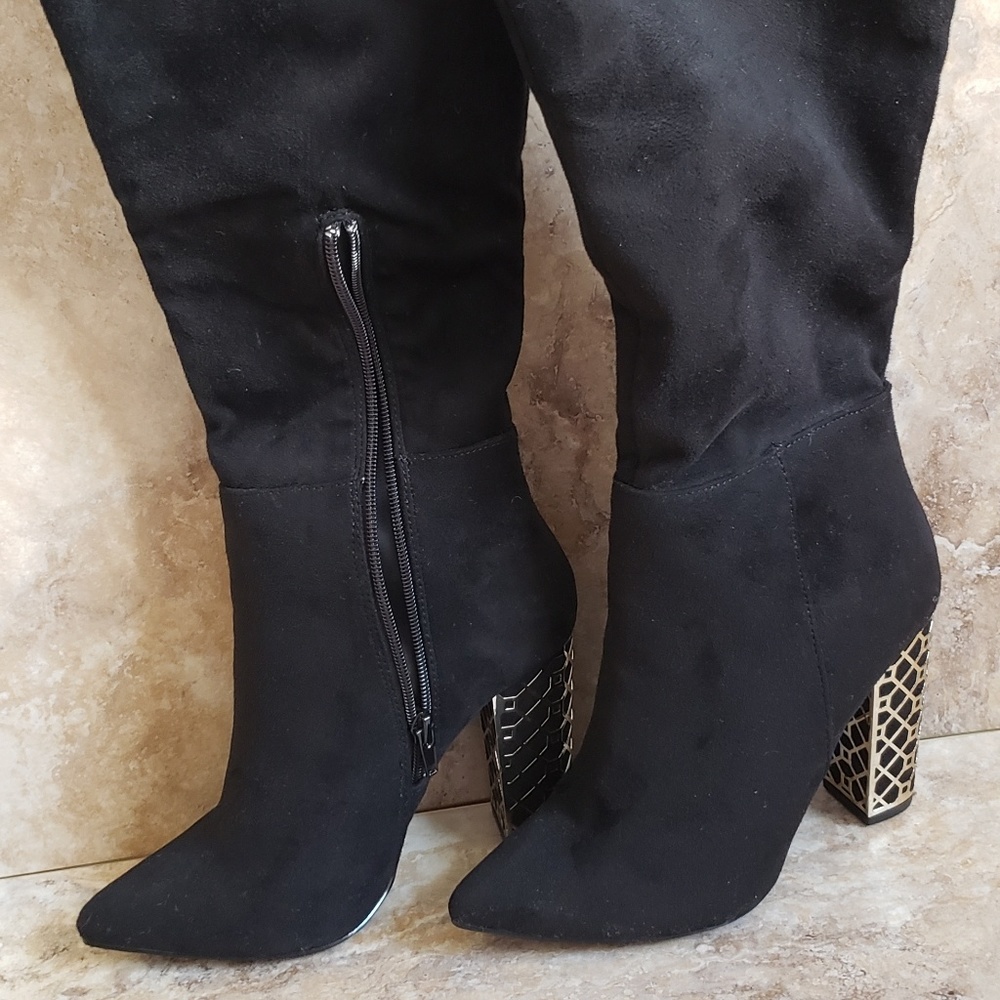 Charlotte Russe • Over the Knee Suede Boot - Picture 2 of 5